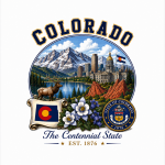 Colorado Car Title Psd Template V1