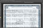Pennsylvania Car Title Psd Template - Image 2