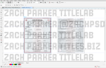 Indiana Car Title Vector Template