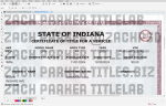 Indiana Car Title Vector Template - Image 2