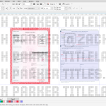 North Carolina Car Title Vector Template